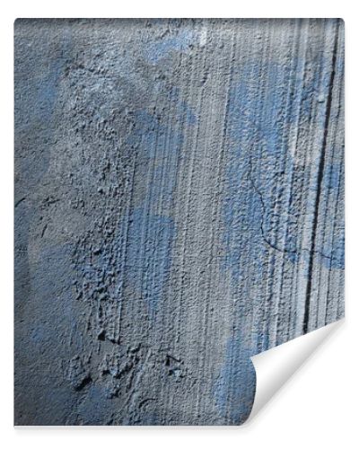 old rough grey and blue concrete wall texture  