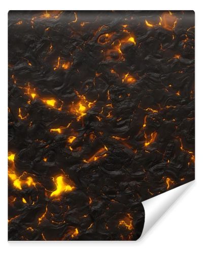 Seamless lava or molten rocks texture