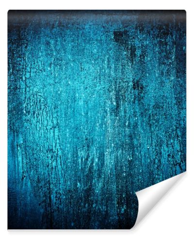 Blue textured cracked grungy background