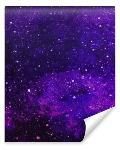 Cosmic illustration. Beautiful colorful space background. Watercolor