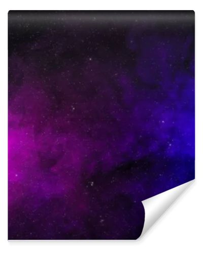 abstract pink and purple smoke on black background as space with stars 