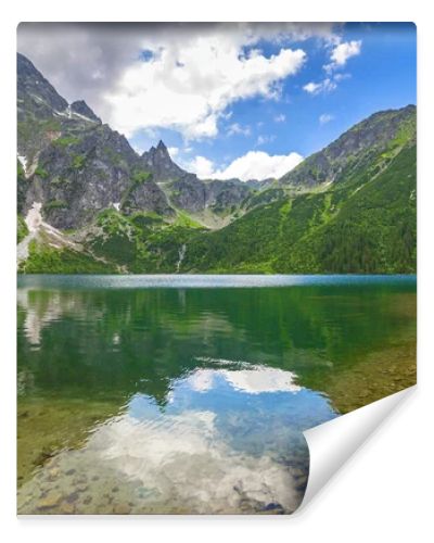 Eye of the Sea lake in Tatra mountains