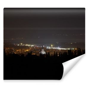 Nowy Targ nocna panorama miasta