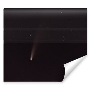 Kometa Neowise C2020 F3 na nocnym niebie