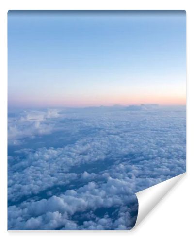 view of blue cloudy sky and sunlight as background