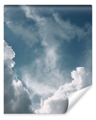 full frame image of blue cloudy sky background