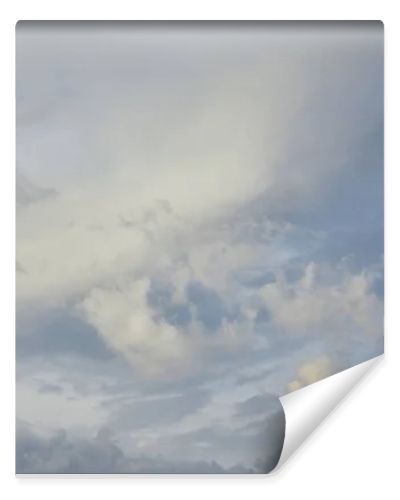 view of white and grey clouds on blue sunlight sky background