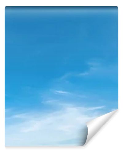 panorama blue sky with cloud and sunshine background