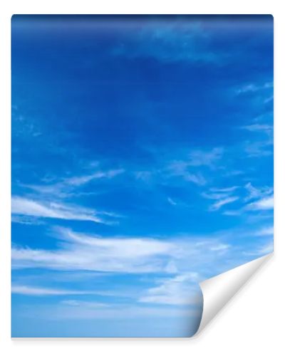 blue sky background with tiny clouds