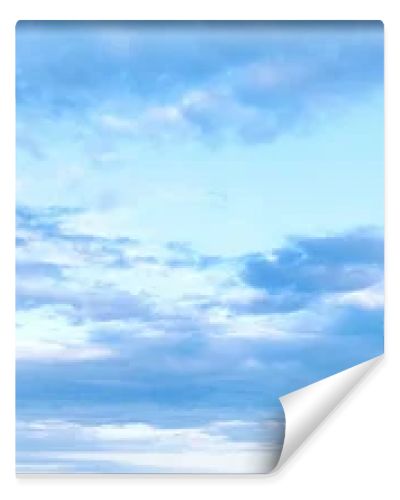 Blue sky background with white clouds. Beauty bright air background. Gloomy vivid cyan landscape in environment day horizon skyline view.