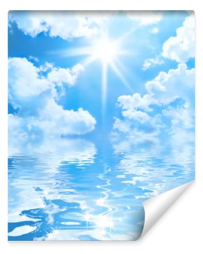 Solar sky background