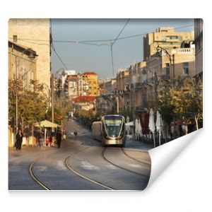 Jaffa road in Jerusalem. Israel