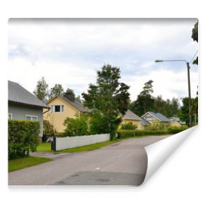 Street in Lappeenranta at ssummer.