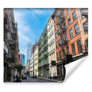 Greene Street na Dolnym Manhattanie w Nowym Jorku, USA