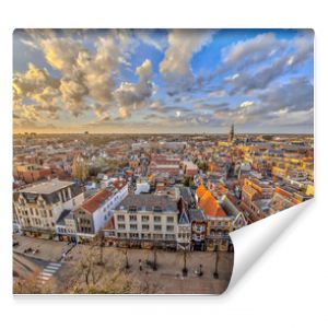 Aerial View over Groningen city