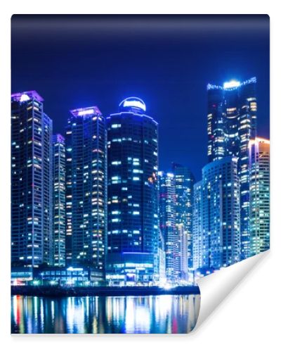 Busan city at night