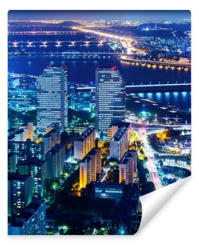 Downtown cityscape of Seoul