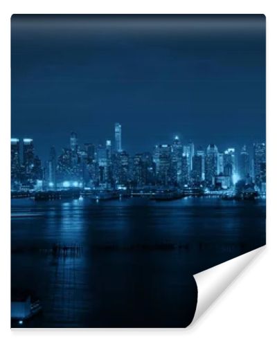 Midtown skyline over Hudson River
