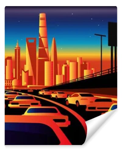 Shanghai China vector skyline