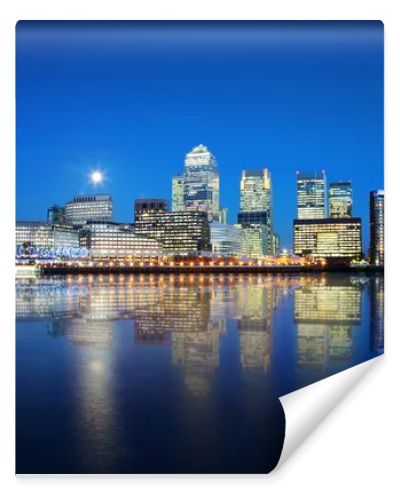 London Docklands at night