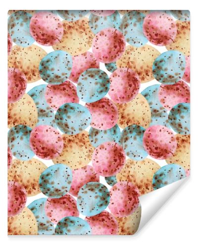 Seamless pattern with Easter eggs. Can be used for wrapping, packaging.