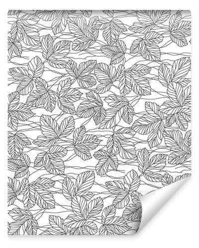 Seamless leaves pattern