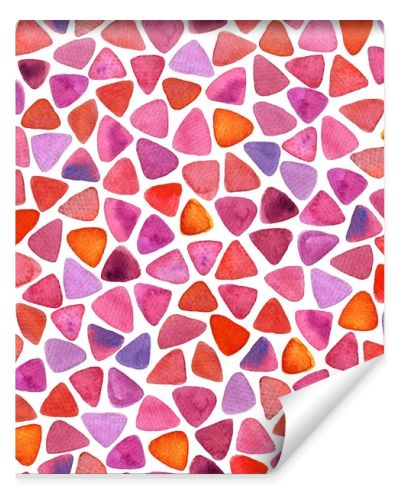 Seamless pattern with pink shapes.