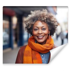 woman mature adult businesswoman black urban portrait senior smiling mature adult confidence happy african american mid age old
