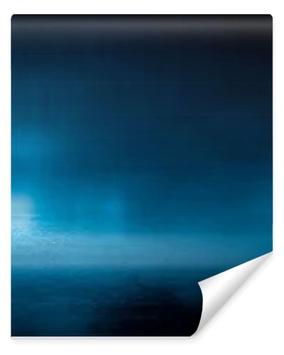 Dark cold wet street, asphalt, neon light. Reflection of neon in water. Empty night street scene, night city, smoke. abstract dark empty scene abstract night landscape neon blue light tree silhouettes reflection water moonlight light misty