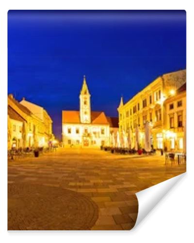 Town of Varazdin central square panorama