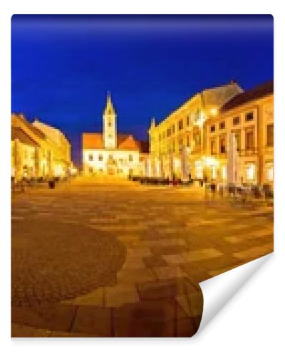 Town of Varazdin central square panorama