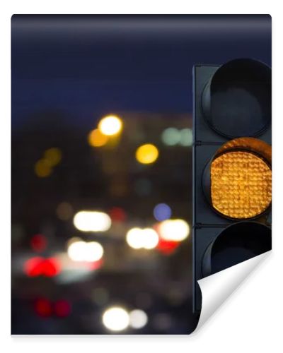 Traffic light yellow signal