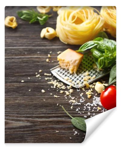 Italian food ingredients.