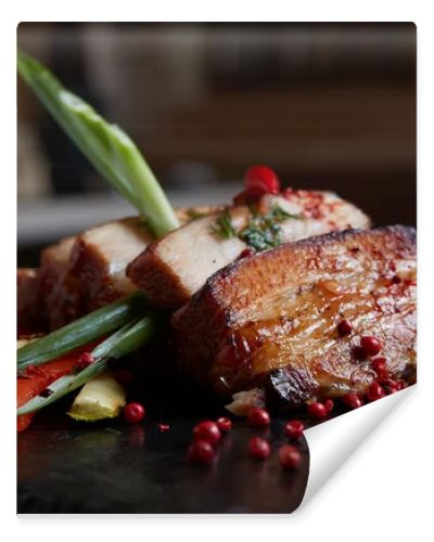 Roasted pork