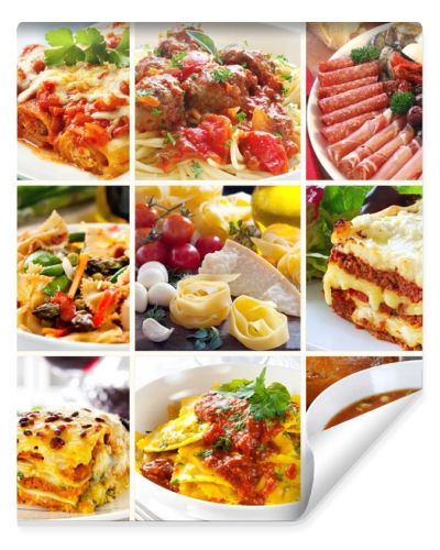Italian Food Collage