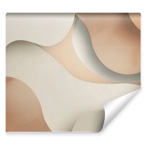 Contemporary background featuring organic shapes and a muted color scheme, suitable for elegant mockup presentations