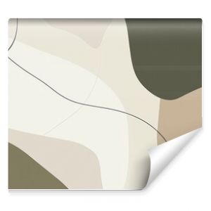 An abstract design featuring soft, organic shapes in muted colors, ideal for backgrounds or modern decor.