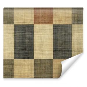 Woven fabric pattern, muted earth tones, high definition