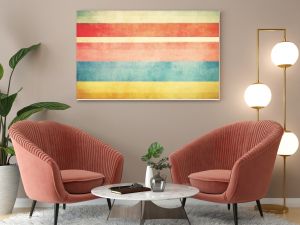 A textured background featuring horizontal stripes in various pastel colors, ideal for graphic design or artistic projects.