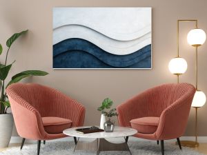 abstract wavy landscape background