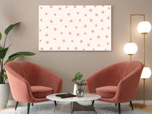 adorable paw print pattern background perfect for kids and animal lover