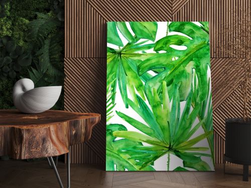 Tropical leaves.