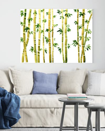 watercolor bamboo background