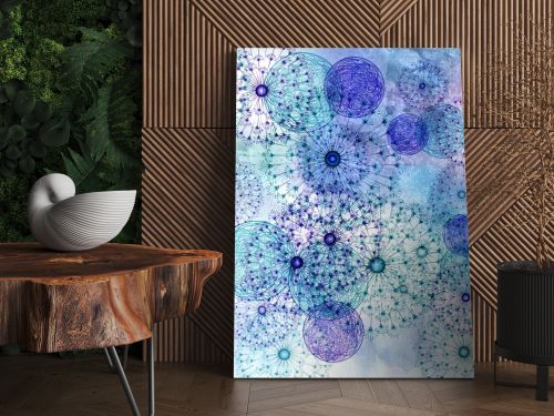 background with dandelion