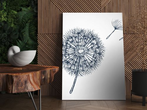 dandelion vector hand drawn