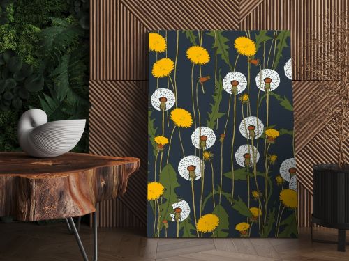 Dandelion botanical isolated illustration