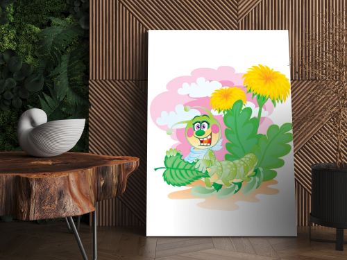 Having dinner caterpillar