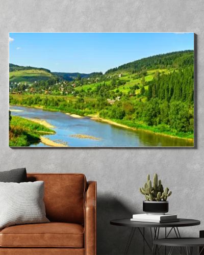 Mountain summer landscape