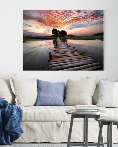 River on sunset