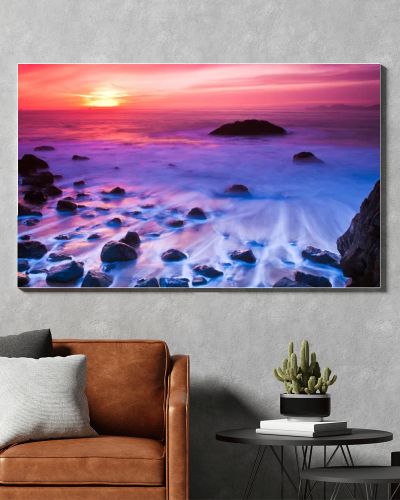 Ocean Sunset Panorama